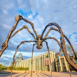 Famous Stainless Steel Giant Spider Sculpture For Sale