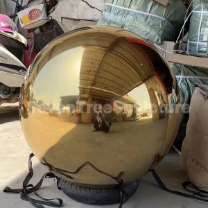 Stainless Steel Balls Sculpture Mirror Sphere For Sale