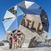 Stainless Steel Sculpture Telstar For Sale - Image 3