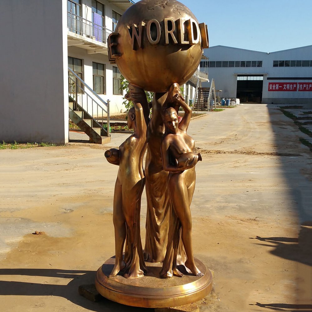 Bronze The World Is Yours Statues For Sale