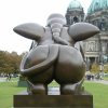 Bronze Winged Fat Lady Botero Sculpture For Sale - Image 4