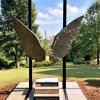 Bronze Angel Wings Sculpture For Sale - Image 2