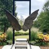 Bronze Angel Wings Sculpture For Sale
