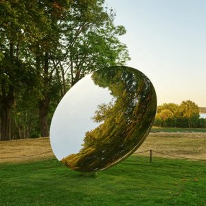 Famous Stainless Steel Sky Mirror Sculpture For Sale