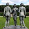 Aristide Maillol Famous Bronze Three Nymphs Sculpture For Sale - Image 3