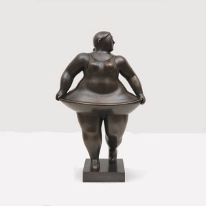 Bronze Botero Ballerina Sculpture For Sale