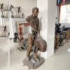 Famous Traveler Statue Bronze Bruno Sculpture For Sale - Image 4