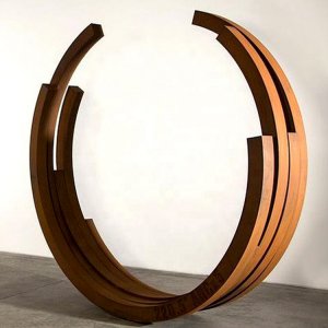 Abstract Corten Weathering Steel Sculpture For Garden