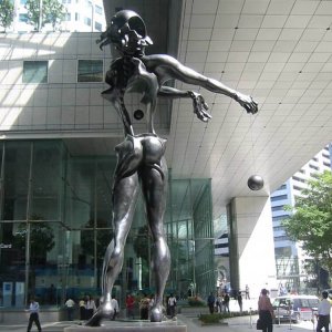 Bronze Dali Homage To Newto Sculpture For Sale