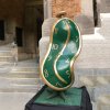 Bronze Salvador Dali Melting Clock Sculpture For Sale - Image 2