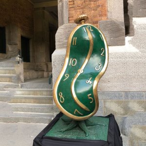 Famous Bronze Salvador Dali Dance Of Time Sculpture For Sale
