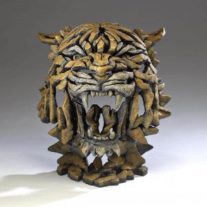 Fiberglass edge sculpture tiger For Sale