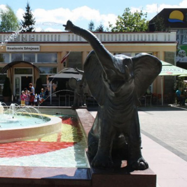 Bronze Elephant Garden Fountain For Sale SevenTreeSculpture