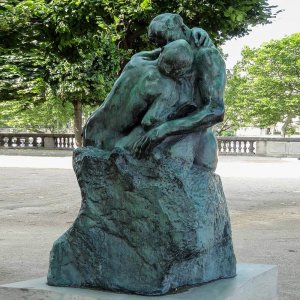 Auguste Rodin The Kiss Bronze Statue For Sale