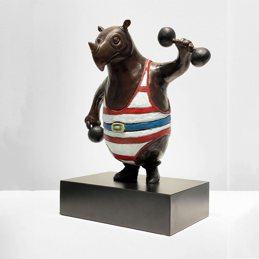 Life Size Bronze Hippopotamus Statue For Sale