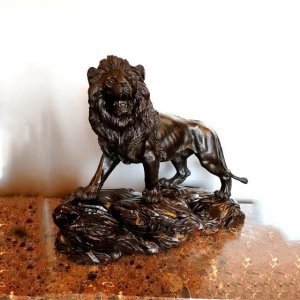 Hot Sale Bronze Roaring Lion Sculpture