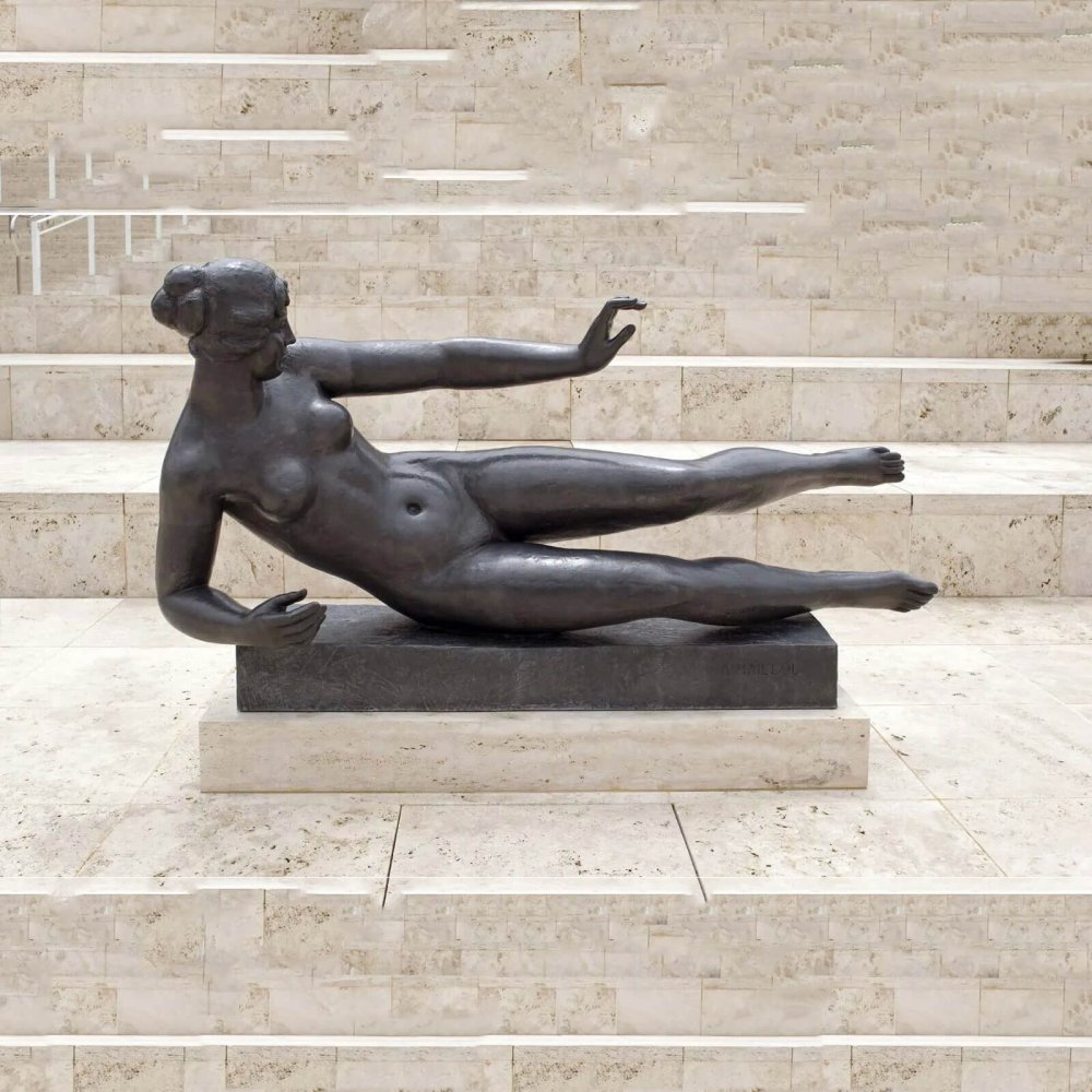 Bronze Aristide Maillol Sculpture For Decoration Garden