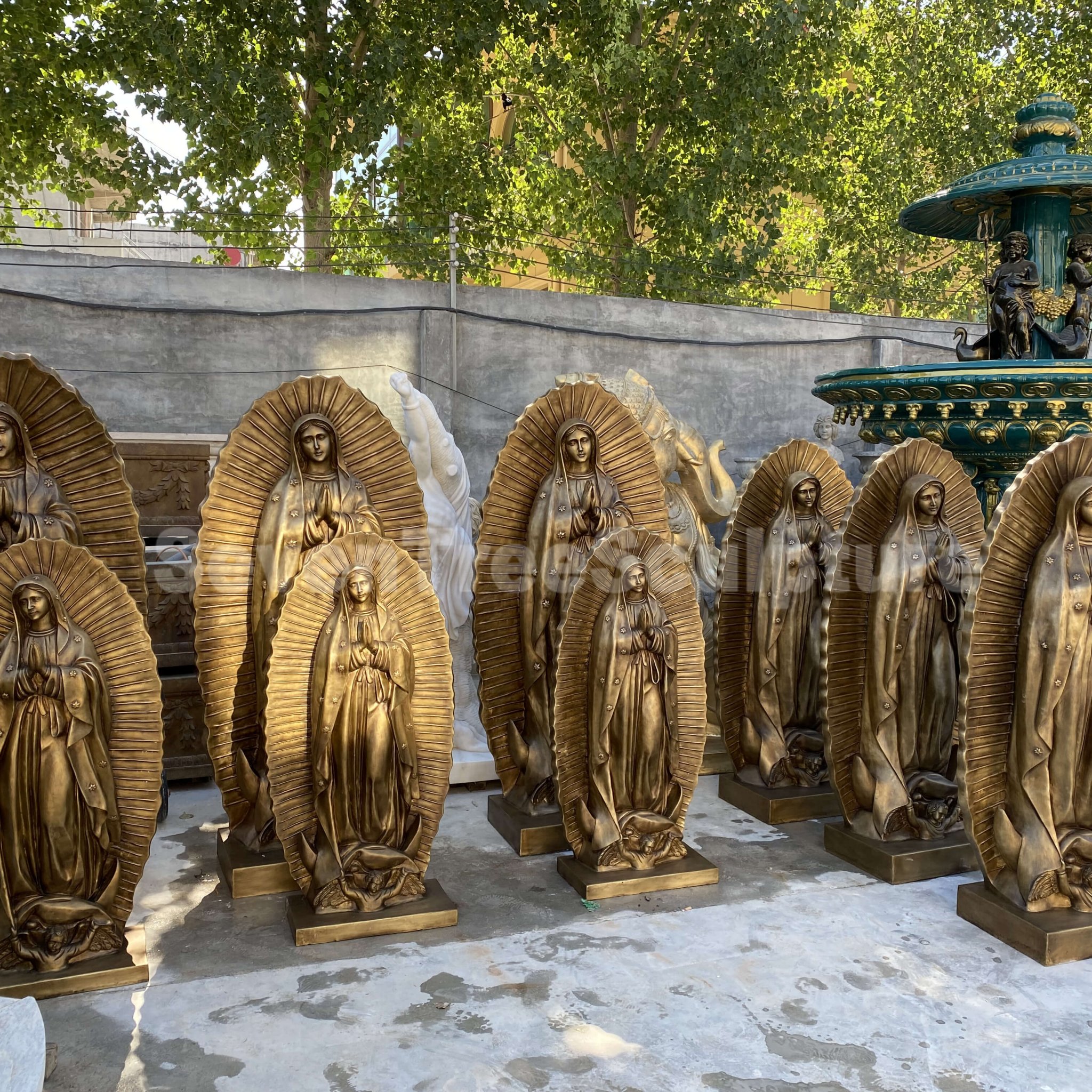 Bronze Mother Mary Statue For Sale SevenTreeSculpture