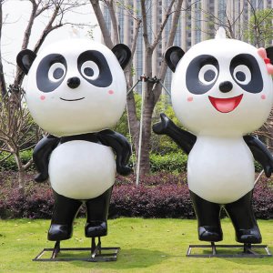 Buy Large Fiberglass Panda Statue