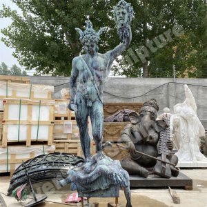 Bronze Perseus With The Head Of Medusa Sculpture For Sale