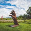 Famous Rusting Corten Steel Sculpture For Sale - Image 2