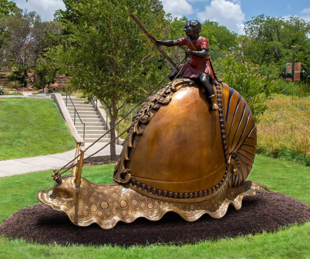 Bronze Snail Sculpture For Sale