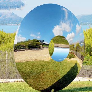 Garden Polished Mirror Stainless Steel Statue For Sale