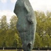 Large Bronze Still Water Horse Head Statue For Sale - Image 4