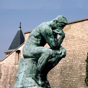 Rodins Thinker Man Statue For Sale