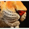Fiberglass Tiger Head Sculpture For Sale - Image 4