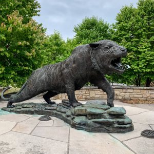 Hot Sale Bronze Tiger Sculpture For Garden