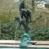 Garden Bronze Dolphin Fountain Statue For Sale