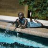 Bronze Fountain Boy Playing Flute Sculpture For Sale - Image 3