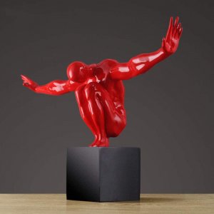 Fiberglass David Diving Statue For Sale