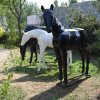 Standing Fiberglass Horse Statue For Sale - Image 4