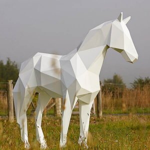 Standing Fiberglass Horse Statue For Sale