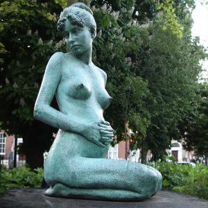 Bronze Femme Nude Sexy Naked Statue For Sale