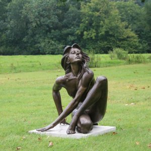 Life Size Nude Sexy Female Bronze Garden Statue For Sale