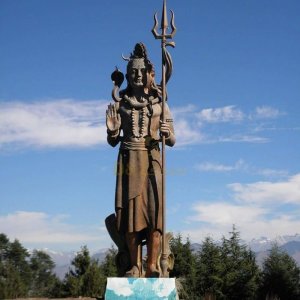 Temple Bronze Lord Shiva Shakti Statue For Sale