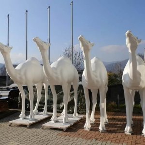 Fiberglass Large Camel Sculpture For Sale