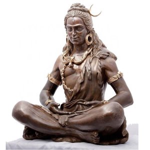India Statue  Bronze Lord Shiva Sculpture For Sale