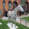 Life Size Animal Statue Fiberglass Mosaic Horse Sculpture For Sale - Image 3