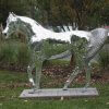 Life Size Animal Statue Fiberglass Mosaic Horse Sculpture For Sale - Image 2