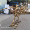 Stainless Steel Wire Fairy Statue - Image 2