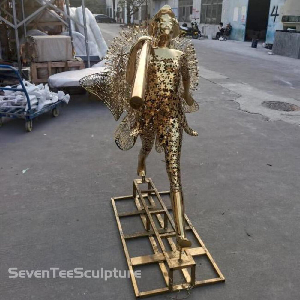Metal Wire Fairy Sculptures - Image 4