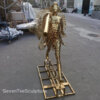 Stainless Steel Wire Fairy Statue - Image 3