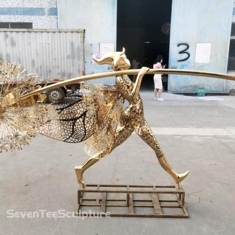 Metal Wire Fairy Sculptures - Image 2