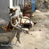Wire Garden Fairy Sculpture - Image 3