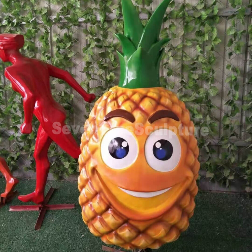 Fiberglass Pineapple Sculpture