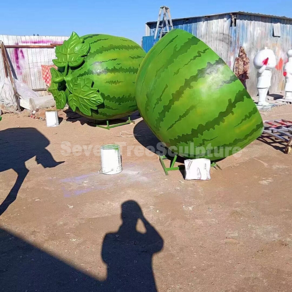 Fiberglass Watermelon Sculptures - Image 3